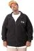 Plus Size Mens Cardigan U25814 BLACK