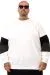 Plus Size Mens Sweatshirt U25817 ECRU