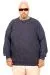 Plus Size Mens Sweatshirt u25819 INDIGO