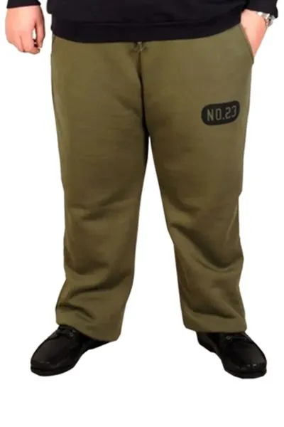 Big Size Mens Sweatpants Three yarn thick 18537 Khaki