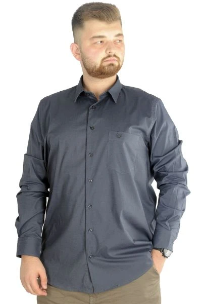 Big-Tall Men's Classic Shirt With Pocket and Lycra 20350 Mint Green