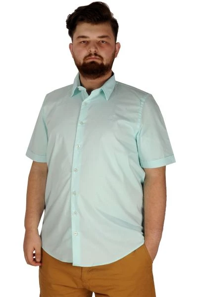 Big Tall Men Shirt with No Pocket 20353 Mint Green