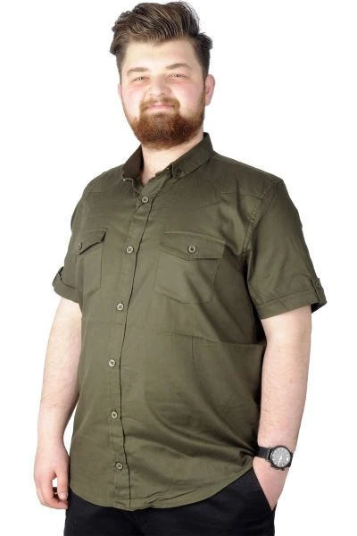 Big-Tall Men's Classic Gabardine Shirt 20360 Water Green