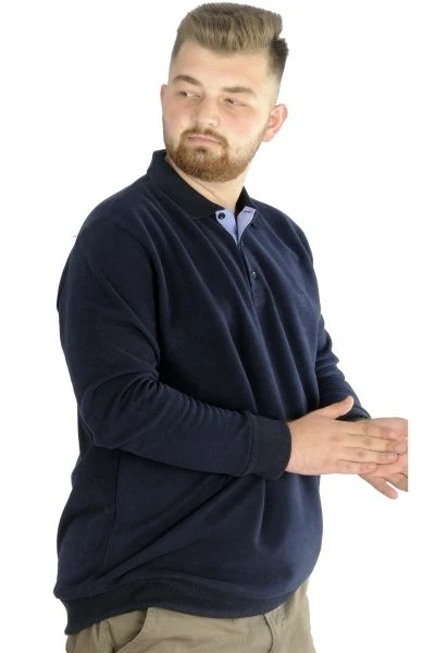 Erkek Sweatshirt  Polo Vnz Selanik 20440 Lacivert