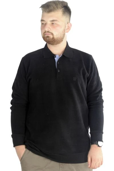 Erkek Sweatshirt  Polo Vnz Selanik 20440 Siyah