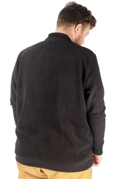 Big Tall Men Sweatshirt Old Traderouts 20415 Black