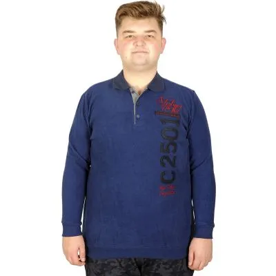Büyük Beden Sweatshirt Westiges Of The Last 20414 Indigo INDIGO