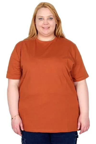 Big Size Basic Tshirt 20031 CINNAMON
