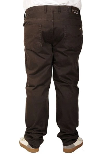 Big-Tall Men Linen Pants 5 Pockets 21003 Brown