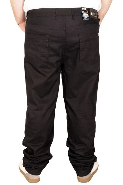 Big-Tall Men Linen Pants 5 Pockets 21003 Black