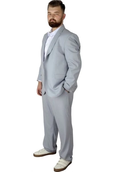 Big-Tall Men Size Suit Superior 21021 Ice Blue