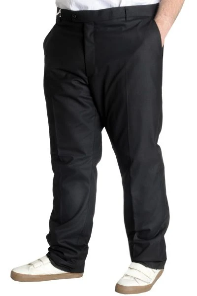 Big-Tall Men Fabric Pants Superior 21024 Black