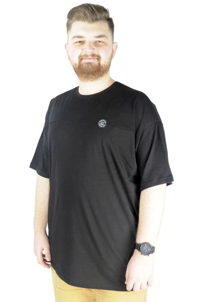 Büyük Beden Oversize Tshirt BisYaka Choose Your Mode 21189 Siyah