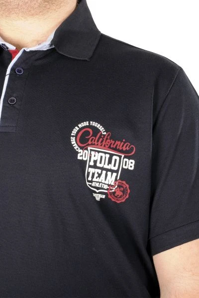 Big-Tall Men Classic Polo T-Shirt Polo Team 21308 Navy Blue