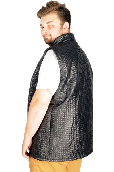 Big Size Men's Seasonal Vest Basic Epic 21606 Black
