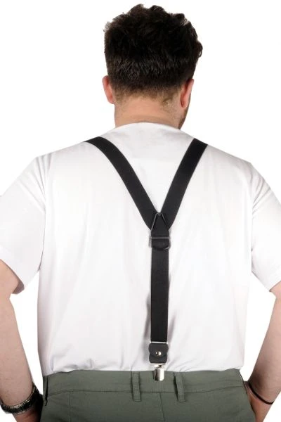 Big Size Men Suspenders 21901 Black