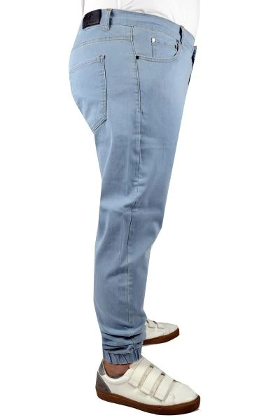 Big Tall Men Jeans Jogger 21919 Blue