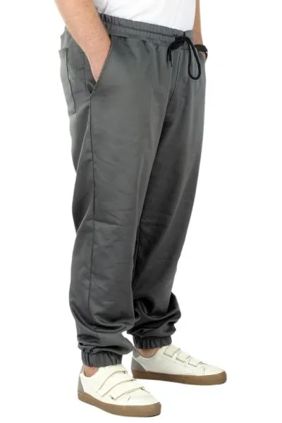 Büyük Beden Erkek Keten Jogger Bahar 21911B Füme [product_color]