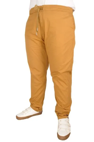 Büyük Beden Pantolon Keten Jogger Milano 21913 Taba TABA