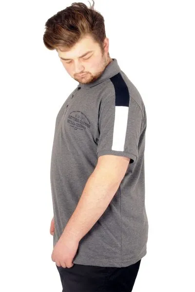 Büyük Beden T-shirt Polo Better Days 21335 Antramelanj ANTRASIT