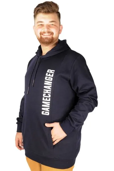 Erkek Sweat Kapşon Stellock Gamechanger 21507 Lacivert LACIVERT