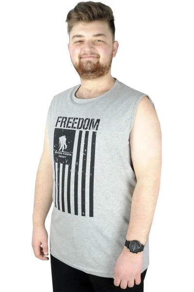 Erkek Kolsuz Tshirt Freedom 22122 Grimelanj