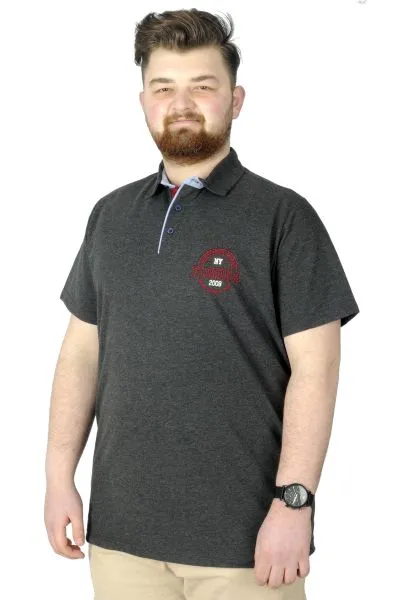 Erkek T-Shirt Polo Florida 22303 Antrasit ANTRASIT