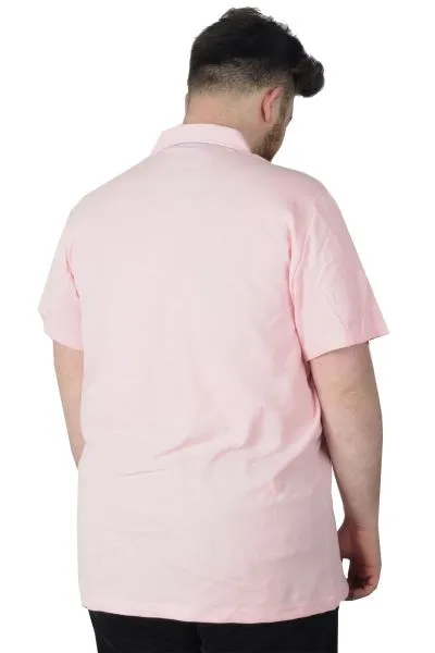 Büyük Beden Erkek T-Shirt Polo MDX Club 22305 Somon SOMON
