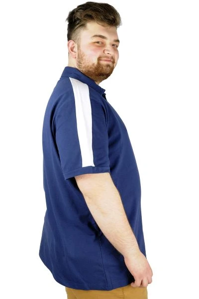 Men s T shirt Polo Collar Great 22316 Indigo Blue