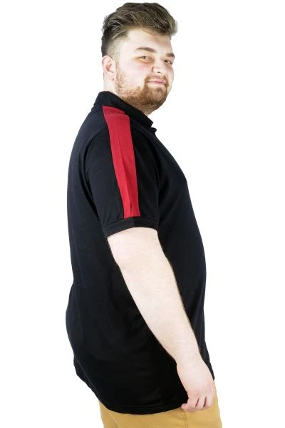 Men s T shirt Polo Collar Great 22316 Black