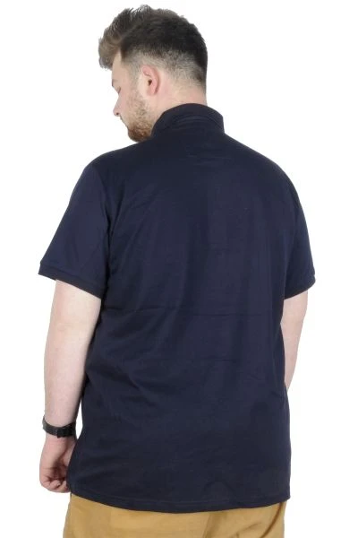 Büyük Beden T-Shirt Polo Design MX  22346 Lacivert