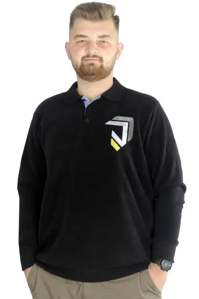 Erkek Sweatshirt  Polo Selanik Strong 22440 Siyah SIYAH