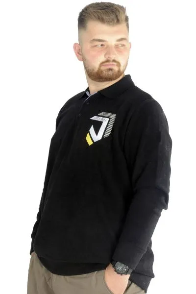 Erkek Sweatshirt  Polo Selanik Strong 22440 Siyah SIYAH