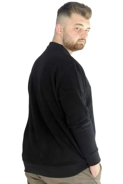 Big Tall Men Sweatshirt Old Traderouts 20415 Black