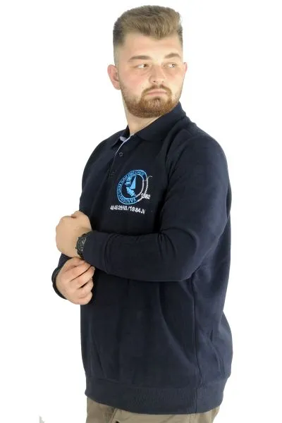 Erkek Sweatshirt  Polo Selanik Sailing Crew 22442 Lacivert LACIVERT