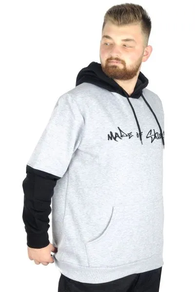 Erkek Sweat Kapşon Kanguru Made Of Skies 22542 Grimelanj GRI