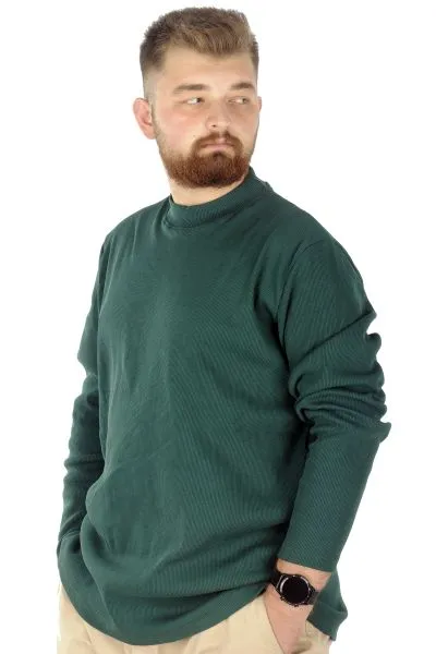 Büyük Beden Uzun Kol Yarım Balıkçı Kazak 22558 Nefti NEFTI