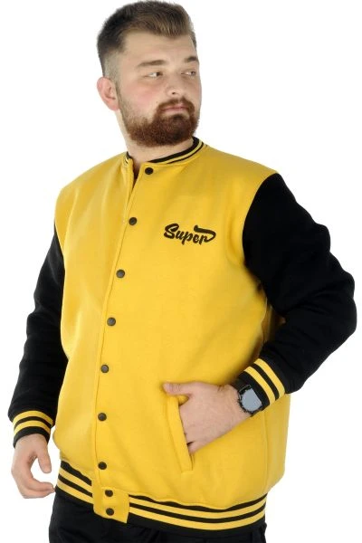 Big Tall Men College Coats Super 22614 Mustard 