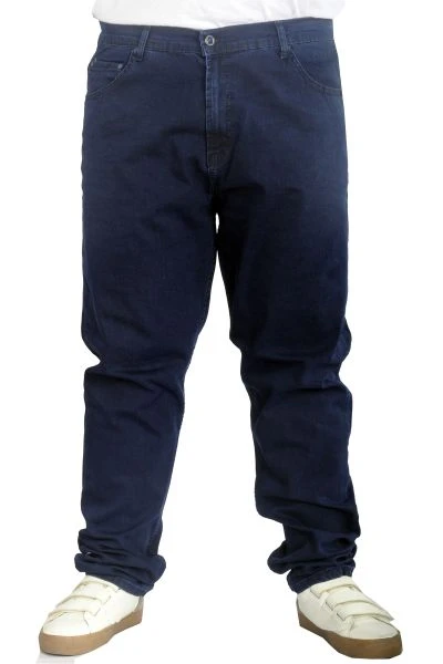 Big Tall Men Jeans Blue Striped Alfa 22911 Navy Blue