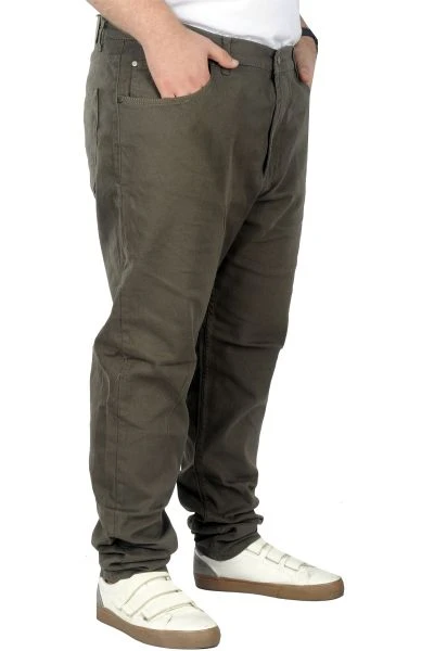 Big Size Men Gabardine Pants 5 Pockets Doğa Classic 22920 Khaki
