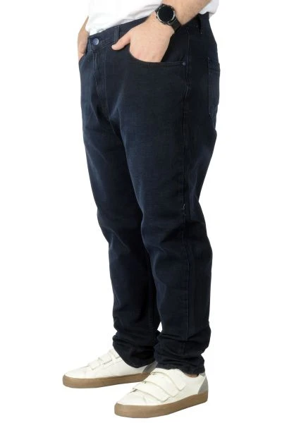 Big Tall Men Jeans 5 Pockets Marvel 22921 Blueblack