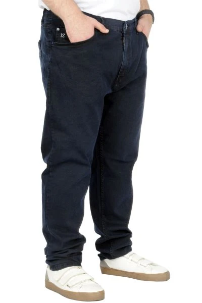 Büyük Beden Erkek Kot Pantolon Klasik 5Cep Mark 22930 Koyu Mavi
