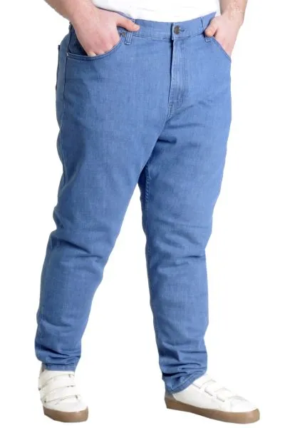Büyük Beden Erkek Kot Pantolon MARWEL NOCHE BLUE 22940 MAVI [product_color]