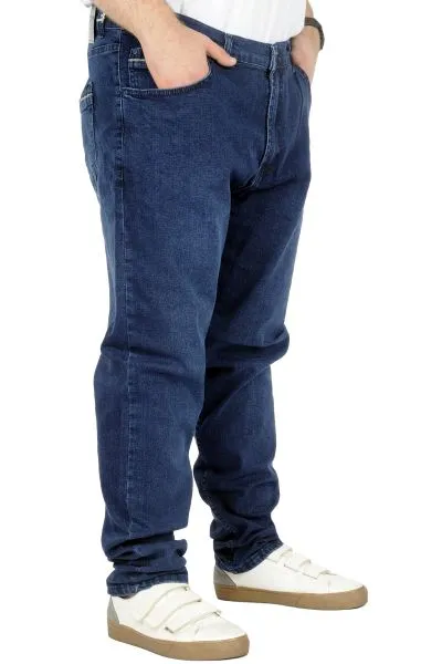 Büyük Beden Kot Pantolon Klasik 5 Cep Lopez Blue 22926 Mavi [product_color]