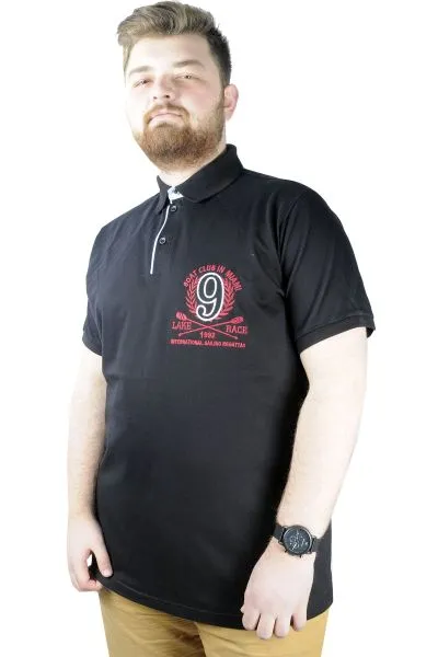 Erkek T shirt Polo Boat Club 22301 Siyah SIYAH