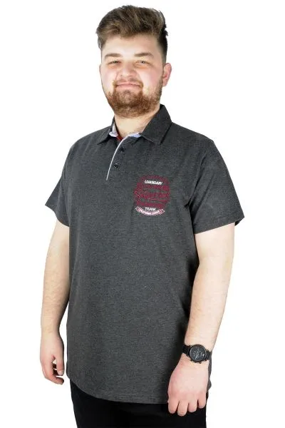 Erkek T shirt Polo Legendary Team 22314 Antramelanj ANTRASIT