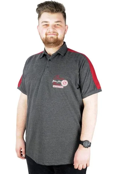 Erkek T shirt Polo Ocean 22317 Antramelanj ANTRASIT