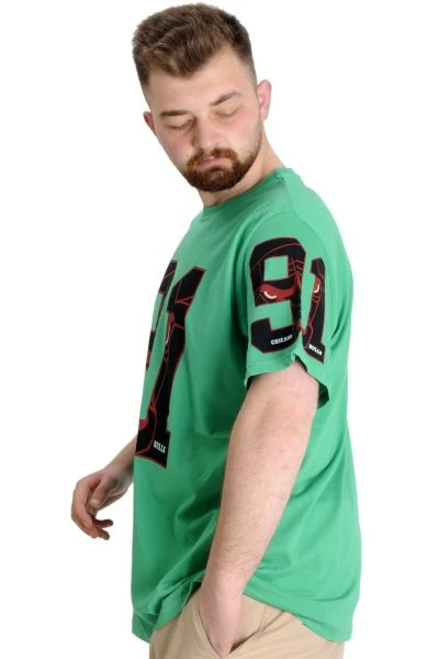 Büyük Beden Erkek T-shirt 91 23153 Yeşil