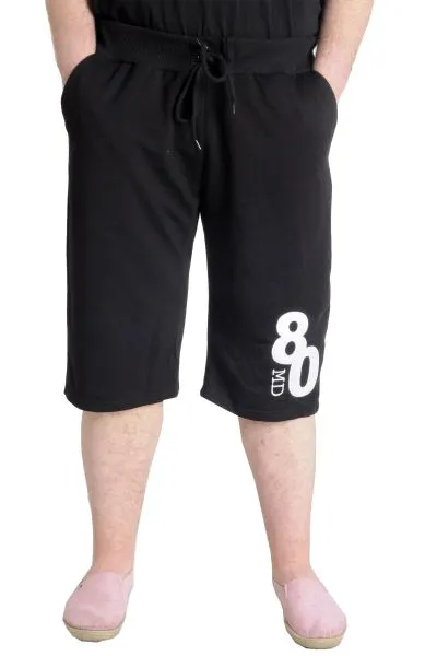 Big Size Mens Capri MD 23506 Black