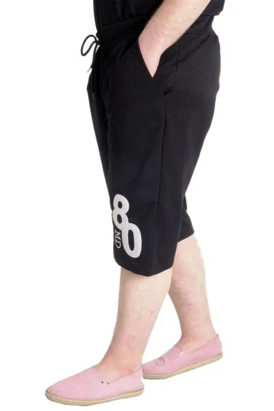 Big Size Mens Capri MD 23506 Black